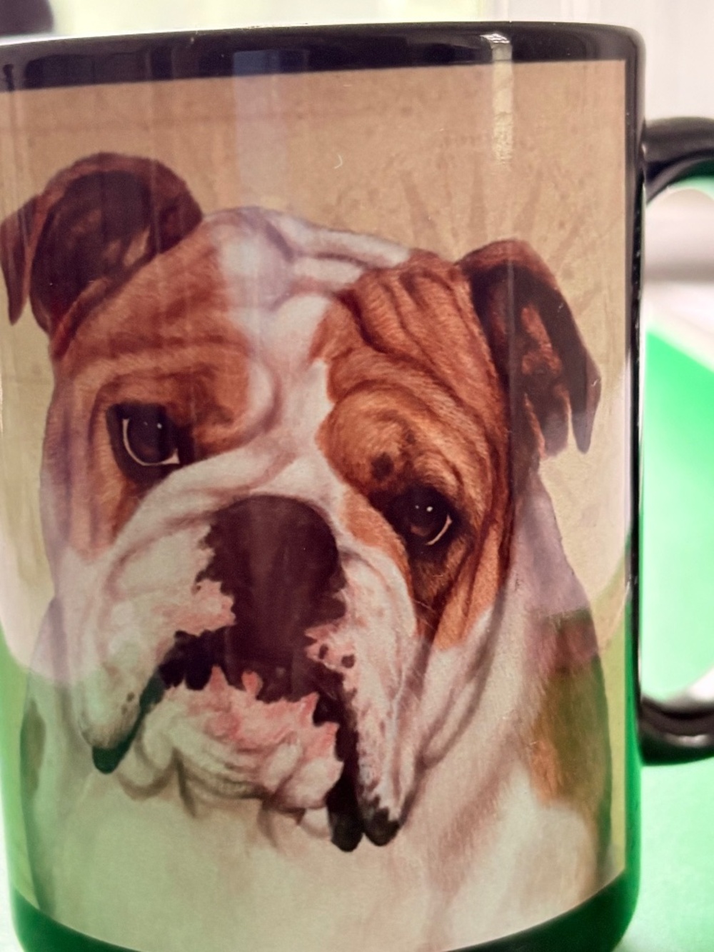 My Faithful Friend English Bulldog Coffee Mug Tamara Burnett Orca Coatings 15oz